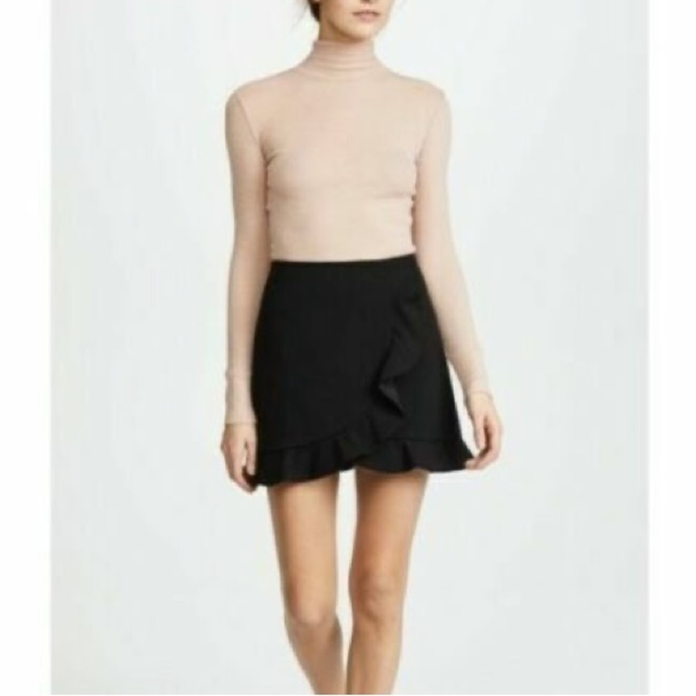 LC Lauren Conrad Eyelet Ruffle Skirt